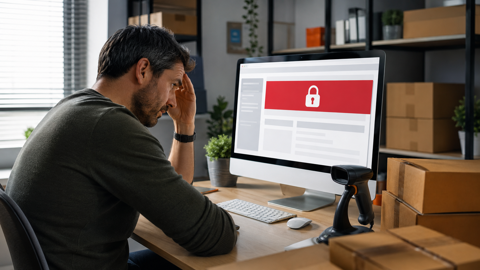 Un vendeur avec son compte amazon seller suspendu